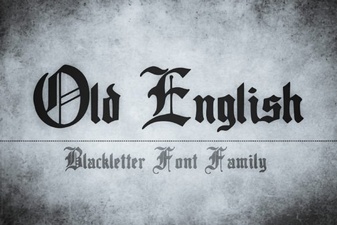 Old English Font Inspiration & Modern Uses